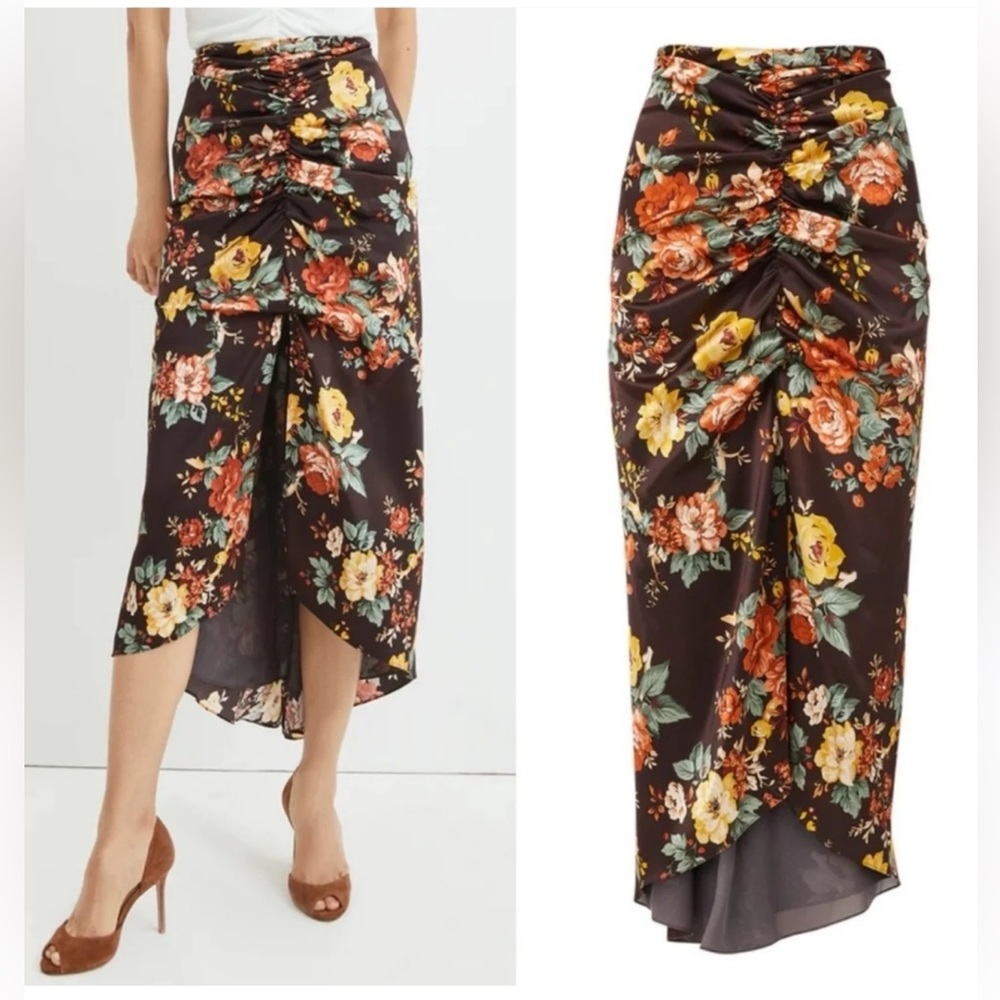 Veronica Beard
Pixie Floral Silk Midi Skirt Size 8 LIKE NEW